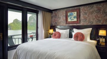 Luxury Double Private Balcony - upper floor cabin