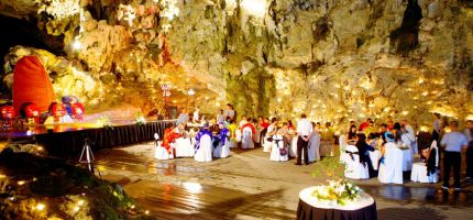 Dinner in cave