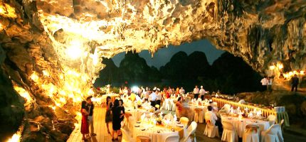 Dinner in cave