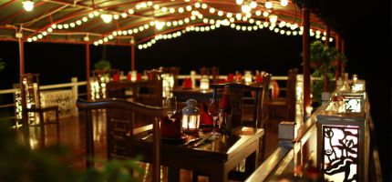 Dinner on Cruise sundeck