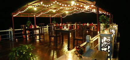 Dinner on Cruise sundeck