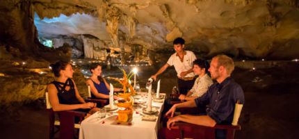 Meal in cave
