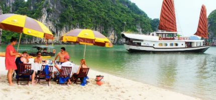 BBQ on beach