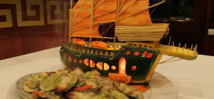 Great food on boat
