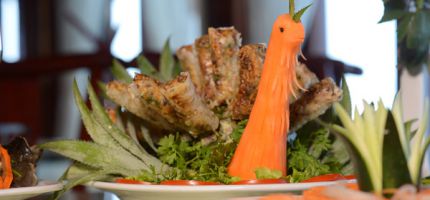 Great food on boat