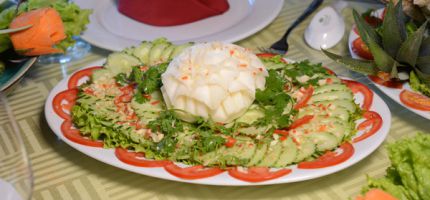 Great food on boat