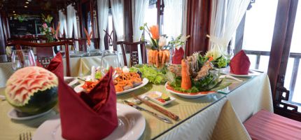 Great food on boat