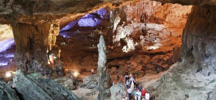 Tour of cave