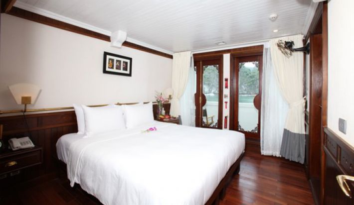 Double private balcony