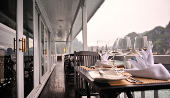 View from restaurant