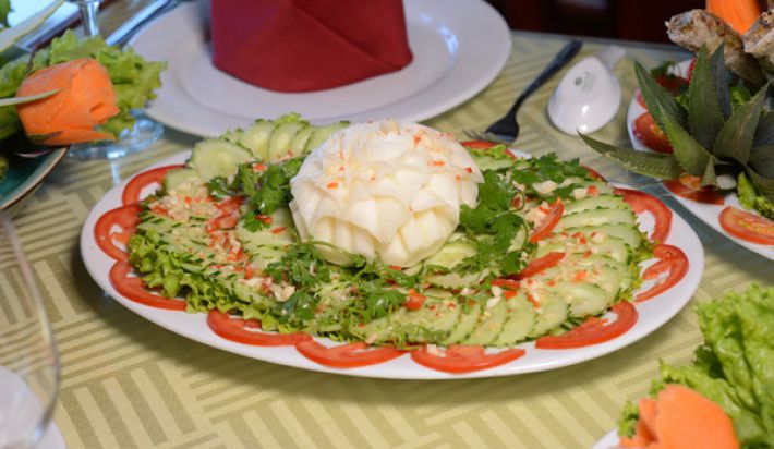 Great food on boat