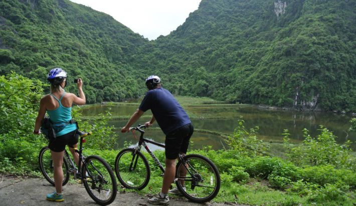 Biking in Cat Ba