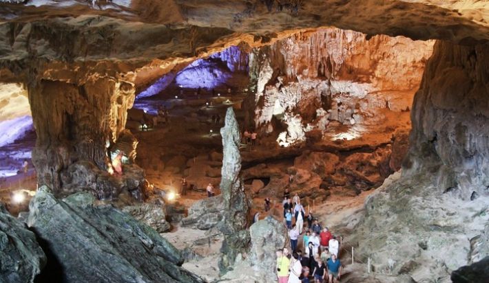 Tour of cave