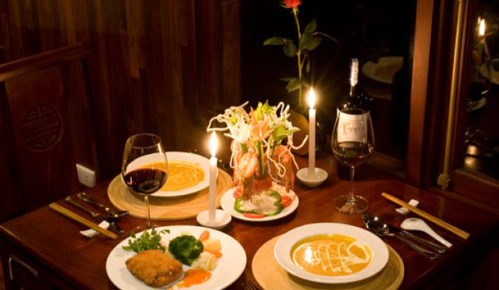Great food on boat